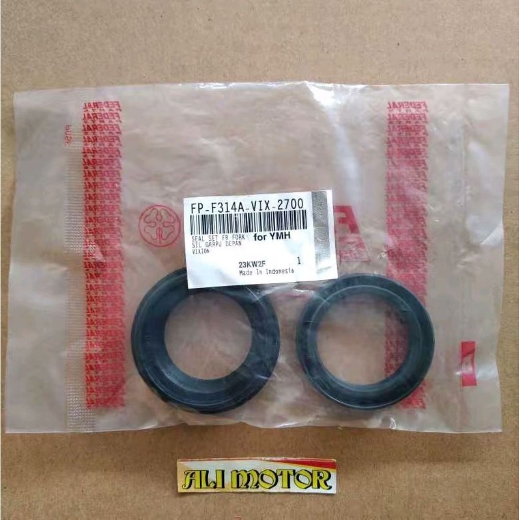 Sil sekok seal shock depan 2 set ( DAPAT 2 BUNGKUS ) vixion old new sil + sil debu ori FEDERAL