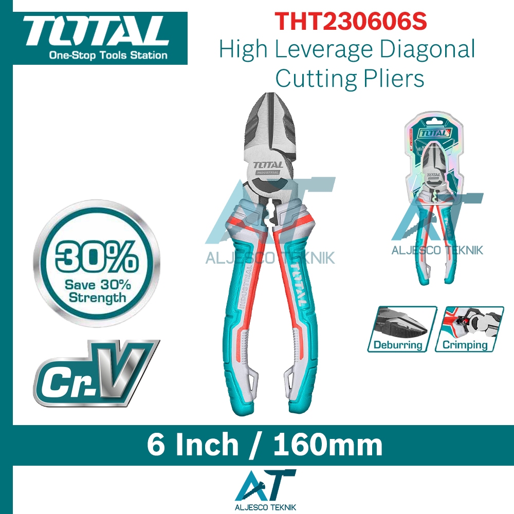 TOTAL TANG POTONG HIGH LEVERAGE 6 INCH – HIGH LEVERAGE DIAGONAL CUTTING PLIERS