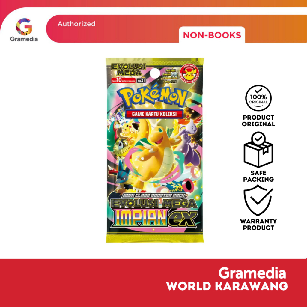 Gramedia Karawang - Pokemon Evolusi Mega Impian EX TGC