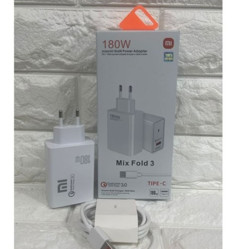 CHARGER XIAOMI MIX FOLD 3 180W SUPPORT FAST CHARGING QC 3.0 FOLD3