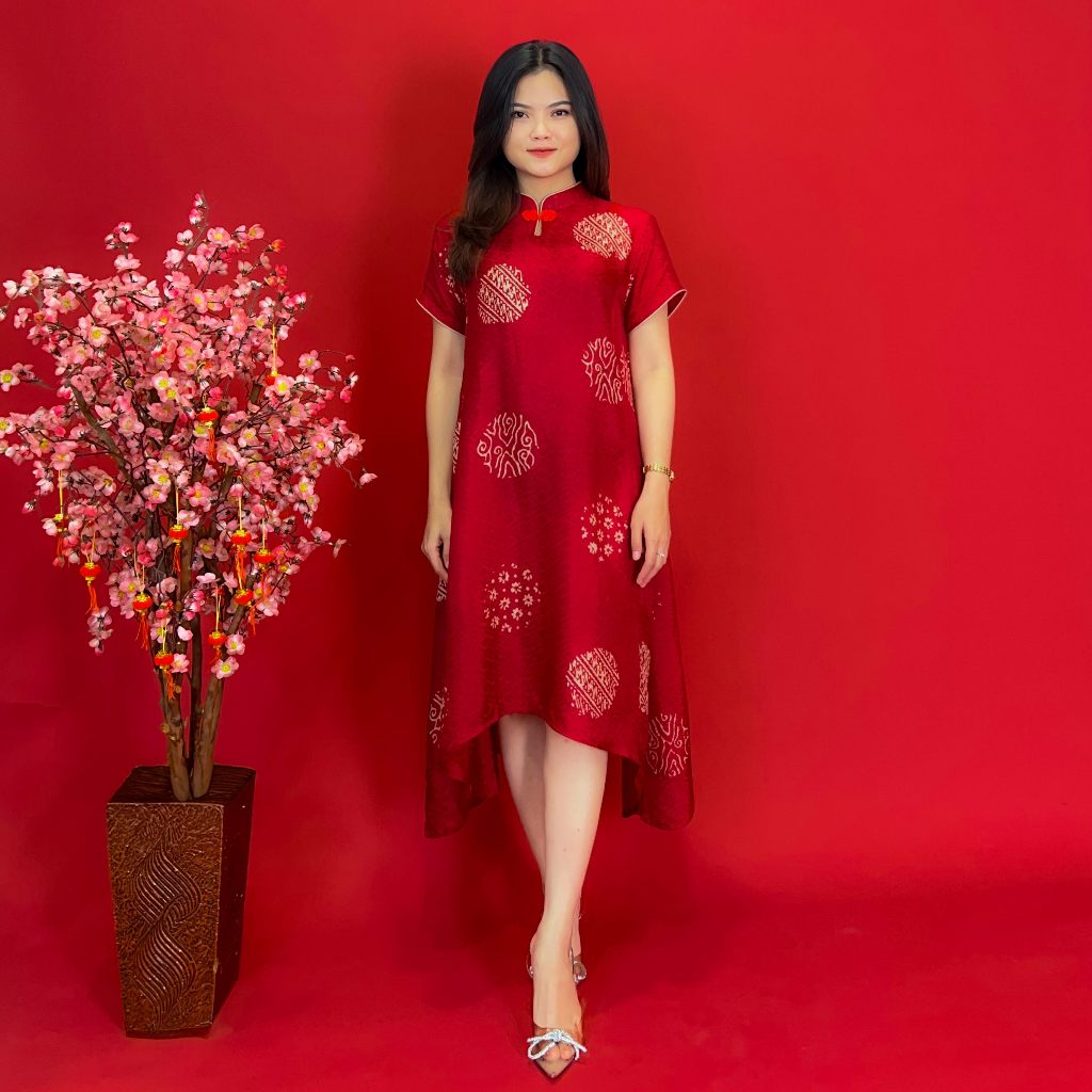 Lausboutique-Dress Qipao Liu-Seri Pulau-Dress Qipao Batik