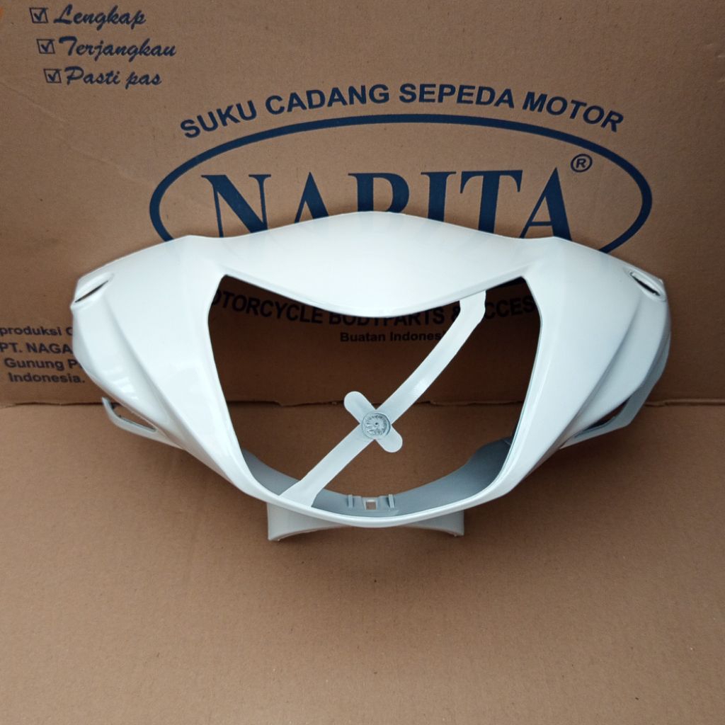 Batok Depan Honda Spacy Karbu Spacy Fi Batok Lampu Depan Spacy Batok Kepala Depan Spacy Putih Narita