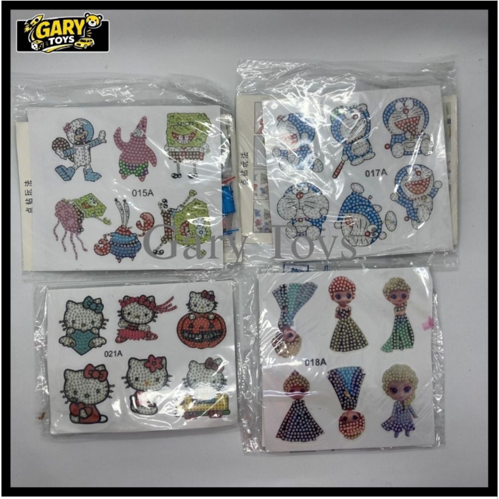 Diamond Painting Mini Alat Set Lengkap Tools DIY Aesthetic Square Kotak