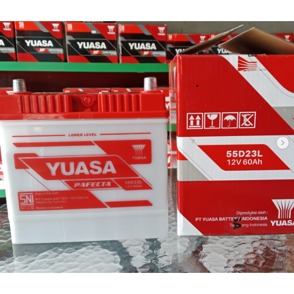 Yuasa Aki Mobil 55D23L-PF