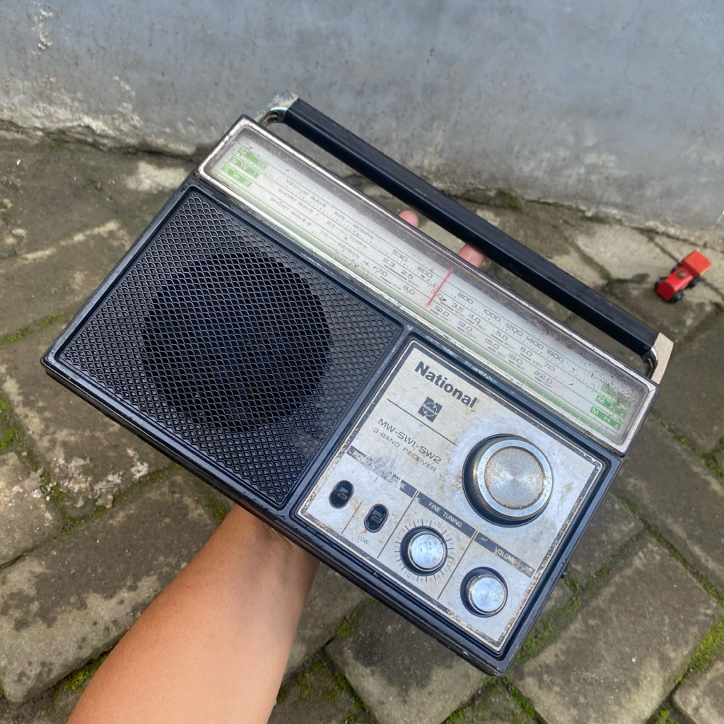 radio nasional mw sw1-sw2 radio kaset lawas radio nasional jadul radio jadul