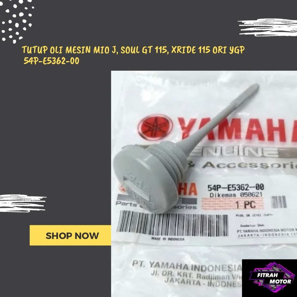 Tutup Oli Mesin Mio J, Soul GT 115, XRide 115 ORI YGP  54P-E5362-00