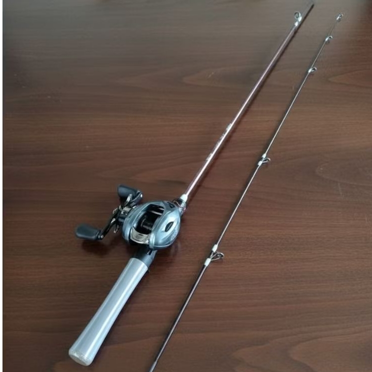 satu set joran Zorro carbon solid&Reel Bc drg clicker