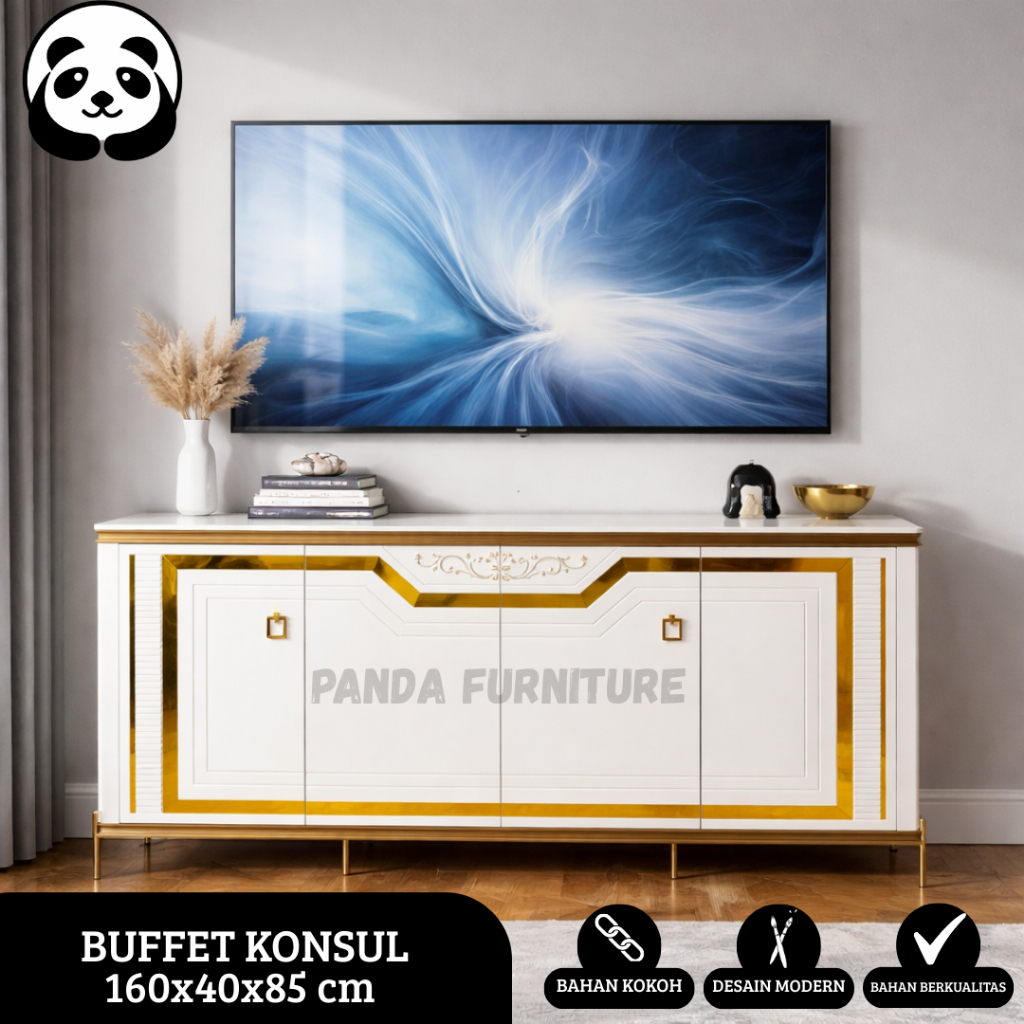 PROMO BUFFET KONSUL IMPORT / BUFFET TV IMPORT / BUFFET MULTIFUNGSI / MEJA BUFFET MEWAH BERKUALITAS