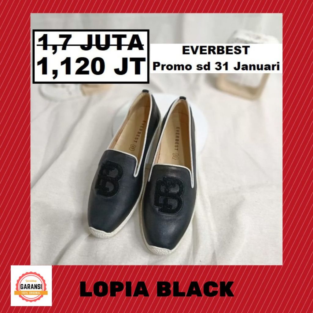 Sepatu flat EVERBEST wanita seri LOPIA 100% original store