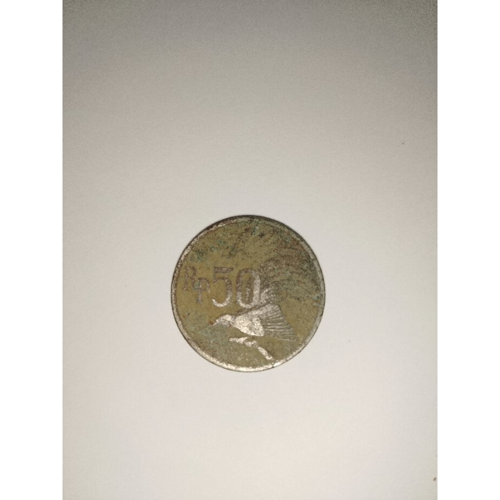 UANG KOIN 50 RUPIAH TAHUN 1971