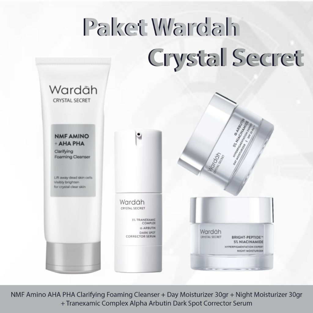 Wardah crystal secret 1paket