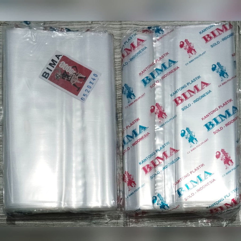 Plastik PP bening tebal 05 plastik keripik tebal / plastik kaku bening tebal / plastik makanan kerin