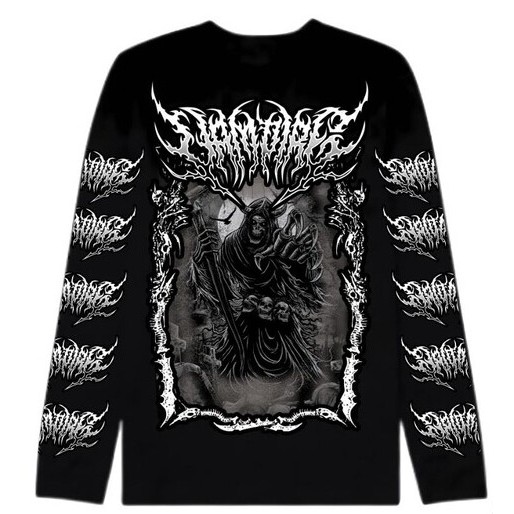 Promo Kaos Netral Vampire Kingdom Long Sleeve Hitam