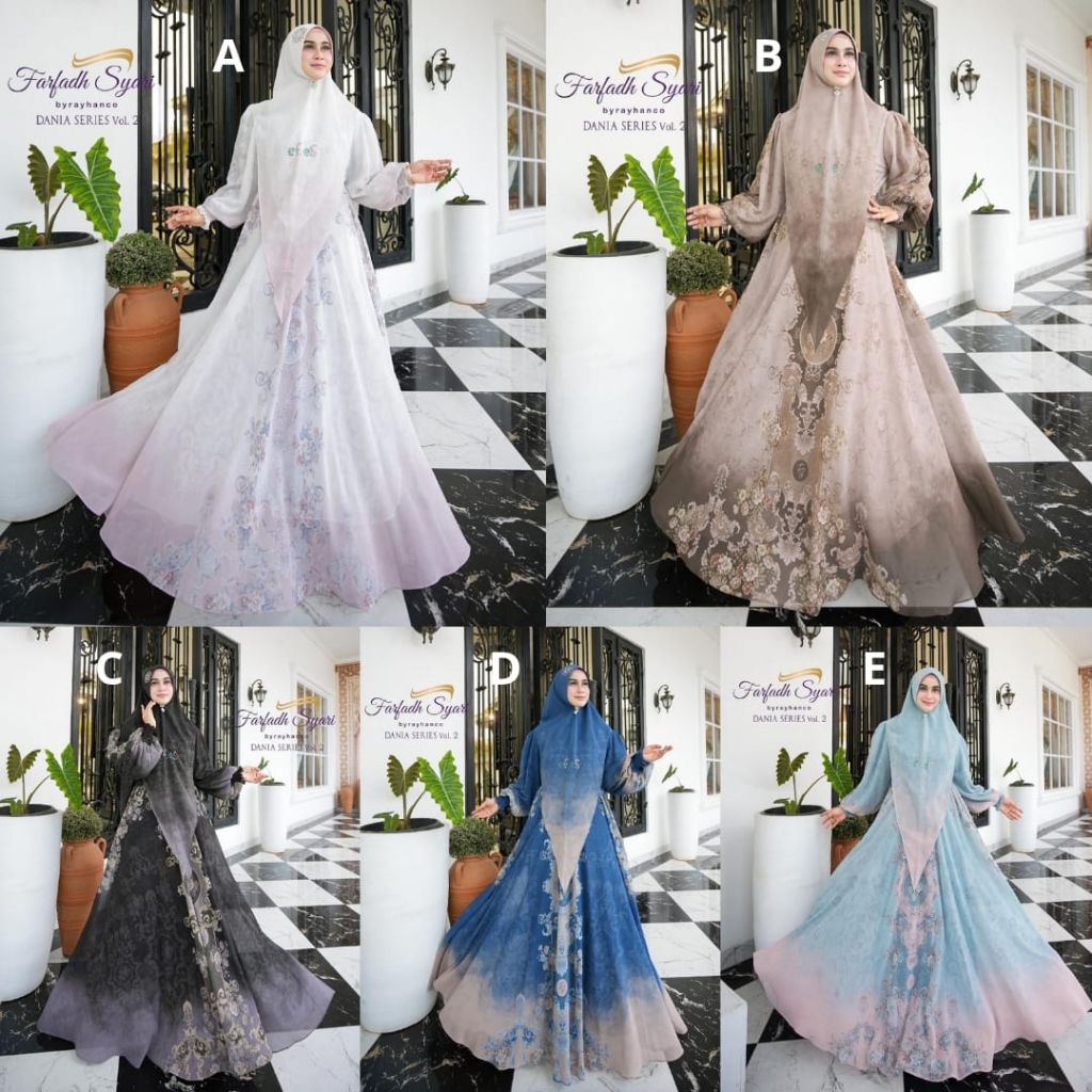 Dania Gamis Syar'i Branded Original By Rayhan. co