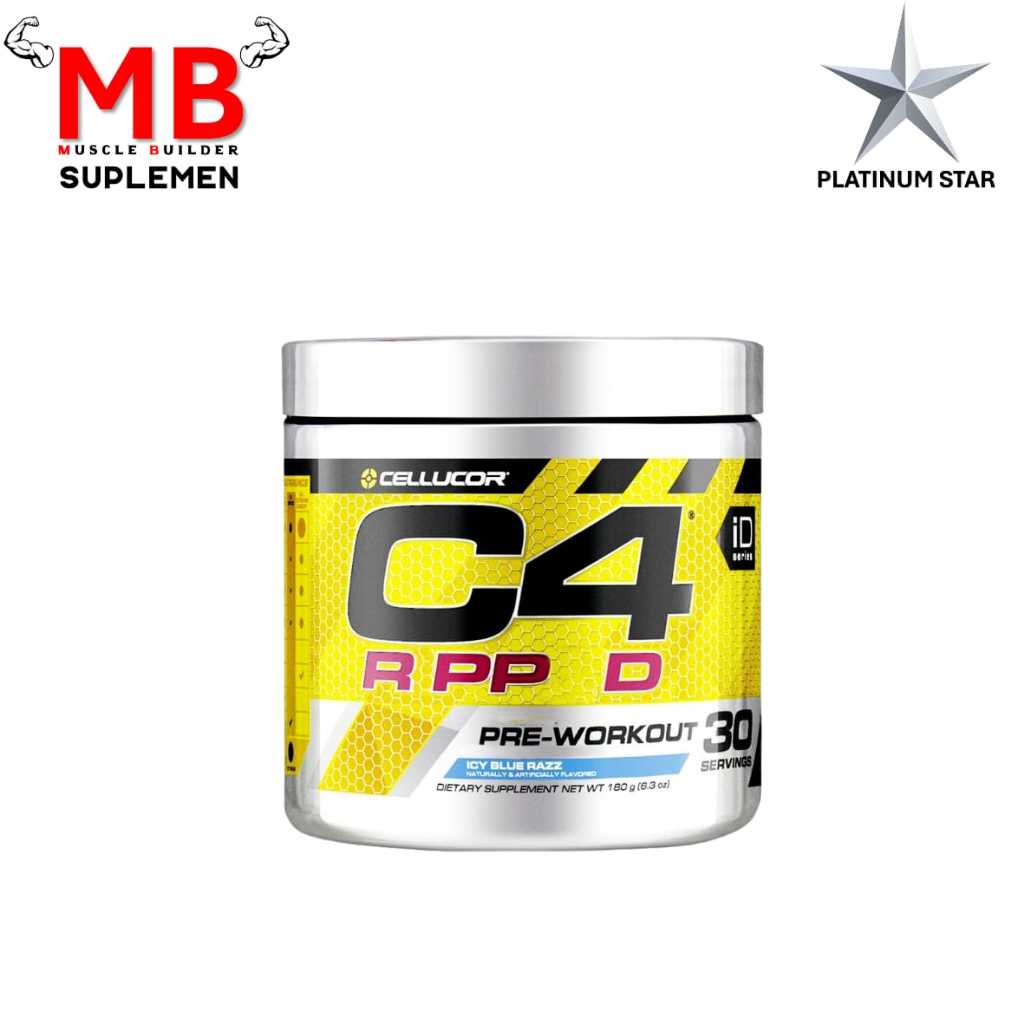 Cellucor C4 Ripped 30 Servings Pre Workout Wo Serv Serving BPOM PreWorkout PreWo NO Xplode BSN 30ser