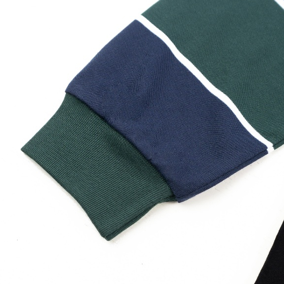 Troy Company Double Sleeve Longsleeve Black Green Rat Riping - Kaos Lengan Panjang Kaos Hitam DSD 3504
