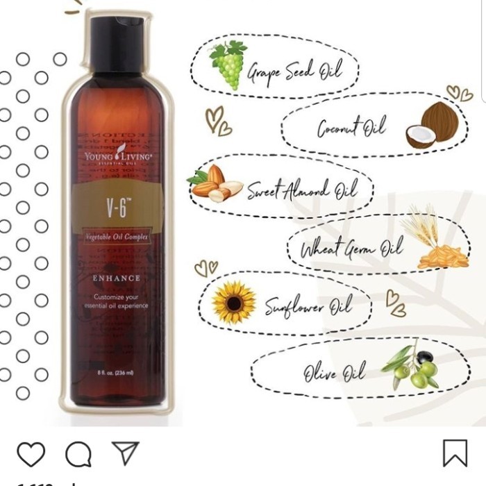 V-6 236ML CARRIER OIL V6 YOUNG LIVING