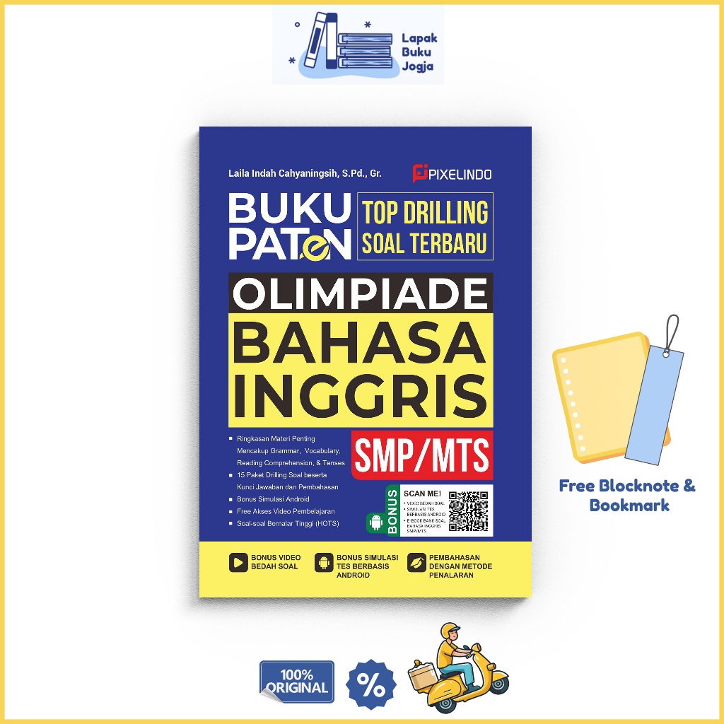 Buku Paten Olimpiade Bahasa Inggris SMP/MTs Terupdate