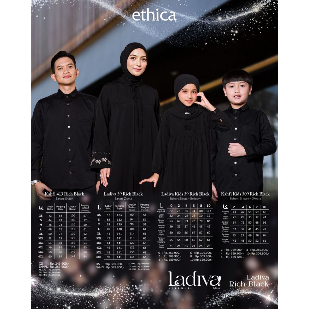 SARIMBIT ETHICA LADIVA RICH BLACK, SARIMBIT ETHICA WARNA HITAM, SARIMBIT WARNA HITAM PREMIUM, SARIMB