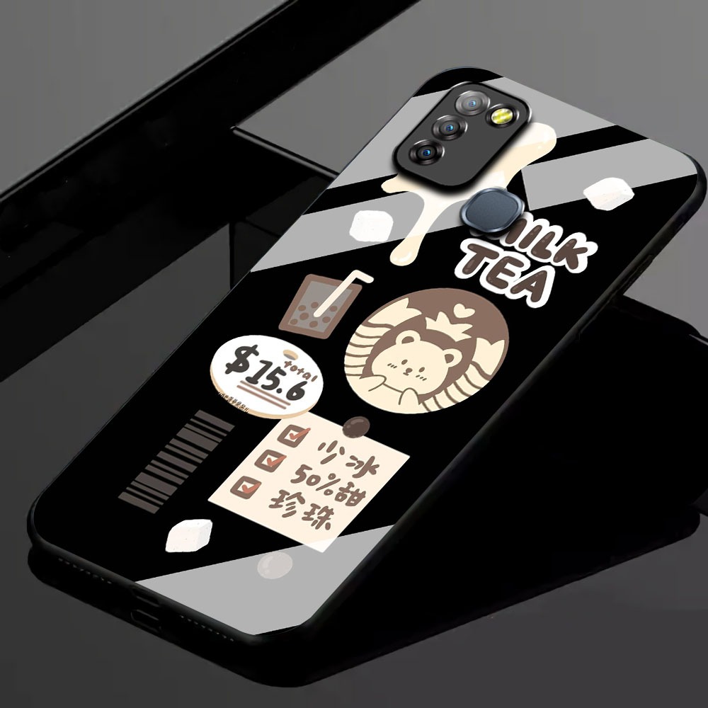 KK59 Softcase Glass Hp Terbaru For Infinix Smart 5/Smart 6 RAM 3 silikon Hp ada pelindung camera Cas