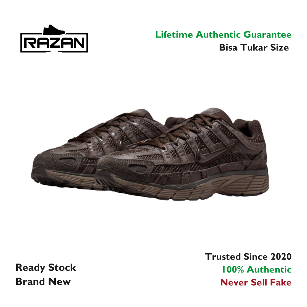 Nike P-6000 Suede Velvet Brown 100% Authentic Original