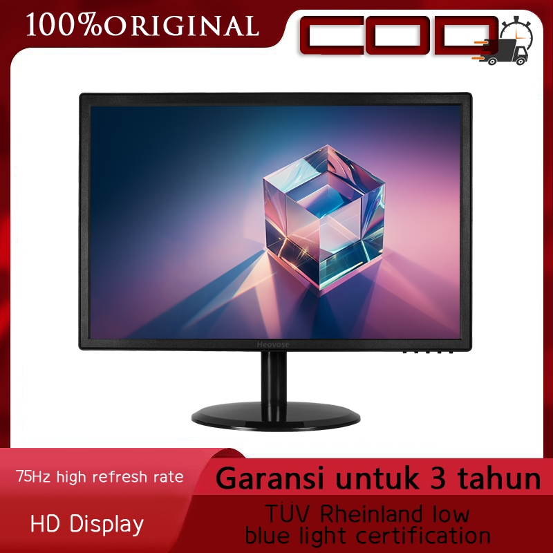Heovose Monitor  19 Inch 75Hz Garansi 3 Tahun HDMI / VGA monitor gaming 900P