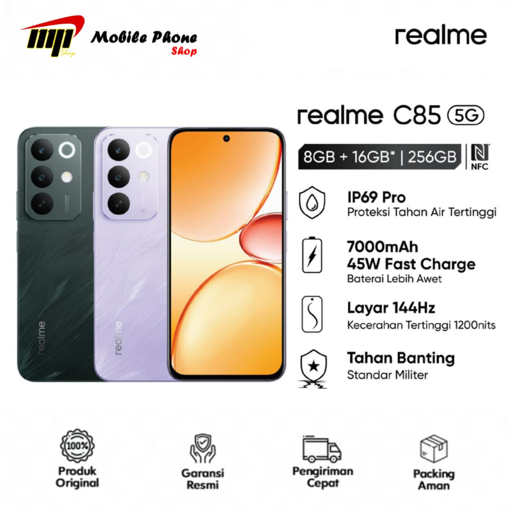 Realme C85 5G 8GB/256GB | 7000mAh Battery