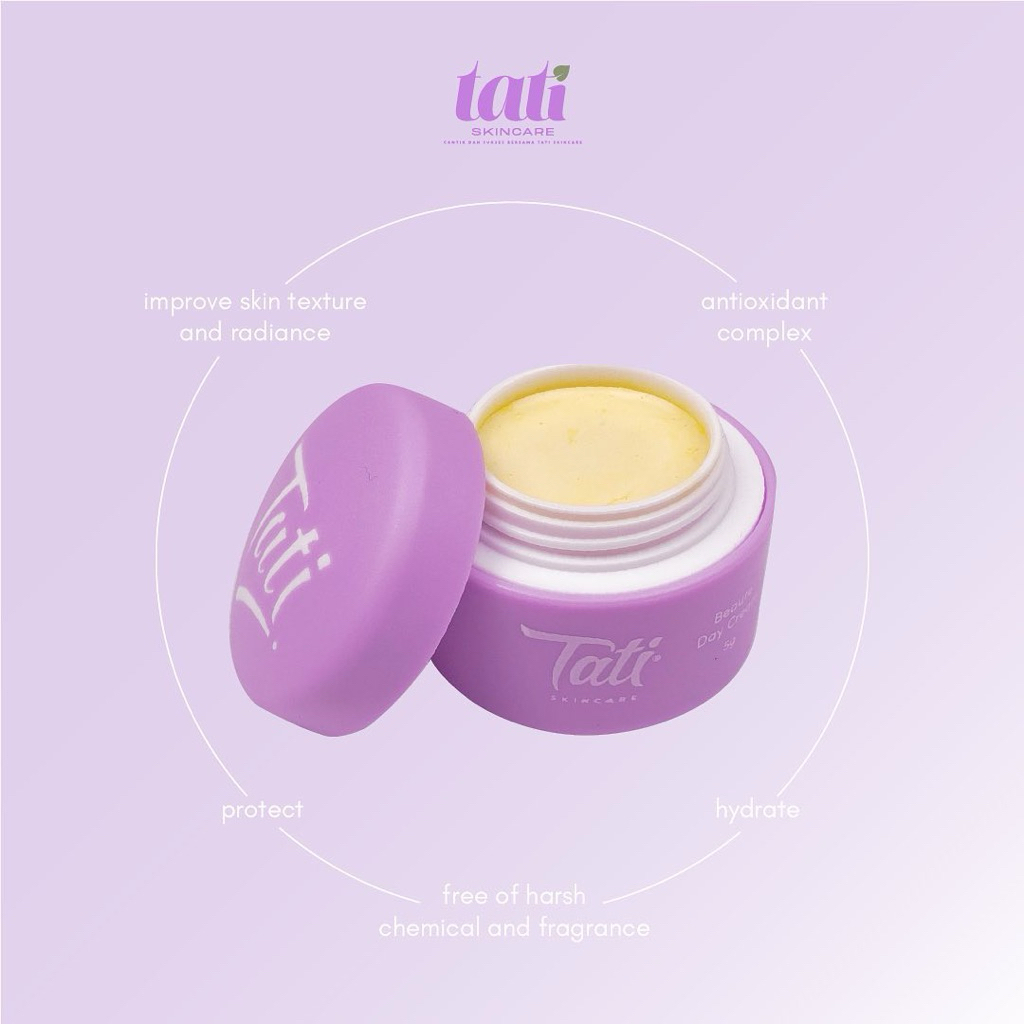 Glowry day cream tati skincare malaysia ( 5 gr ) / krim siang tati