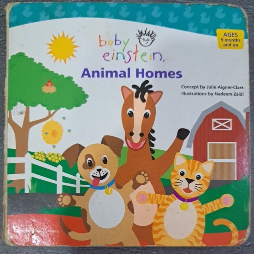 preloved buku import anak = Baby Einstein Animal Homes