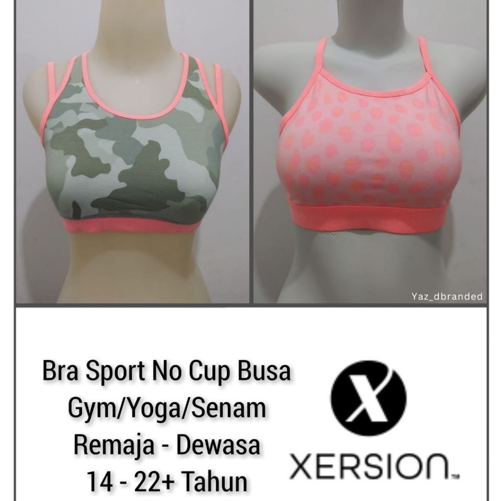[ORIGINAL] Miniset Anak Perempuan Xersion Branded Usia 14-22+ Tahun Tanpa Busa Dan Kawat Premium