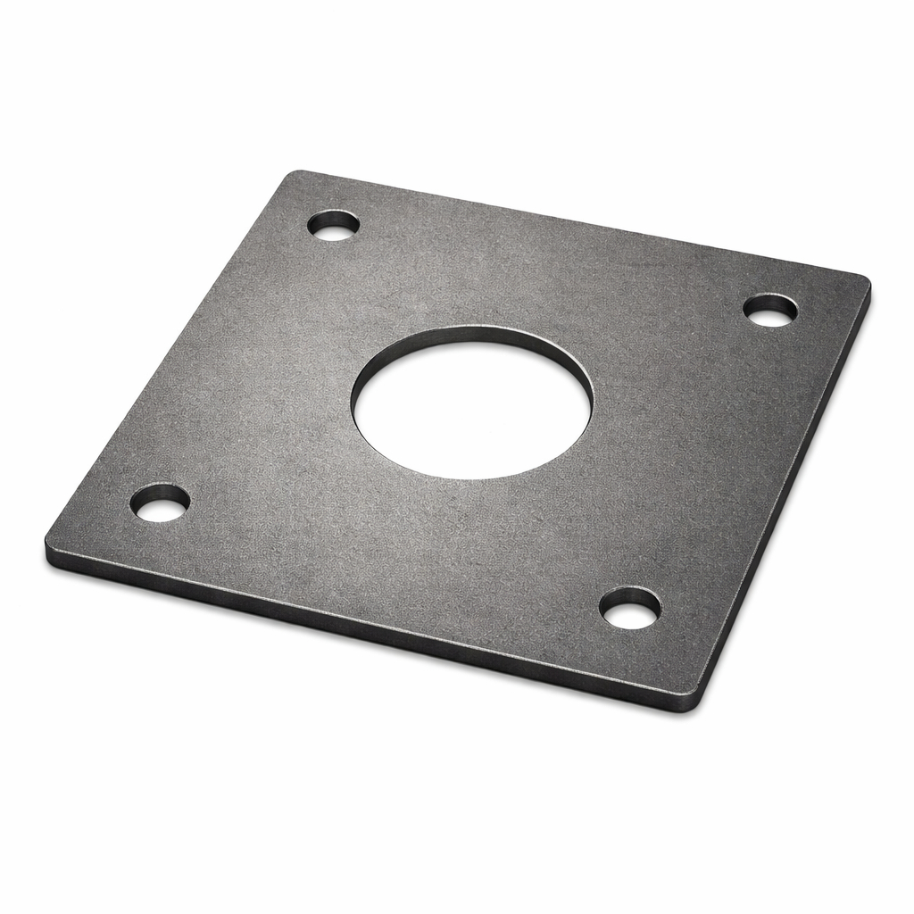 Besi Plat 5mm 150 x 150mm + lubang