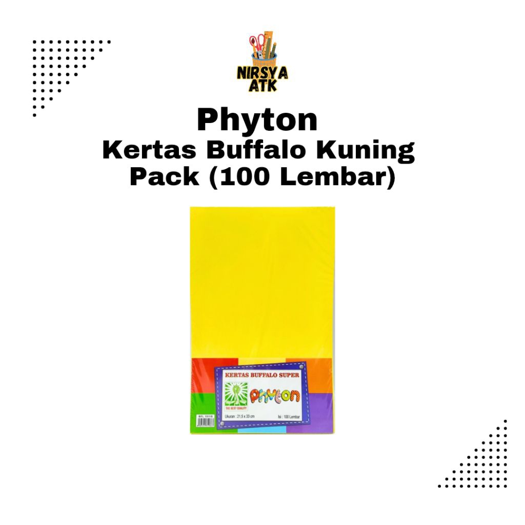 Buffalo Phyton Kuning Pack (100 Lembar)