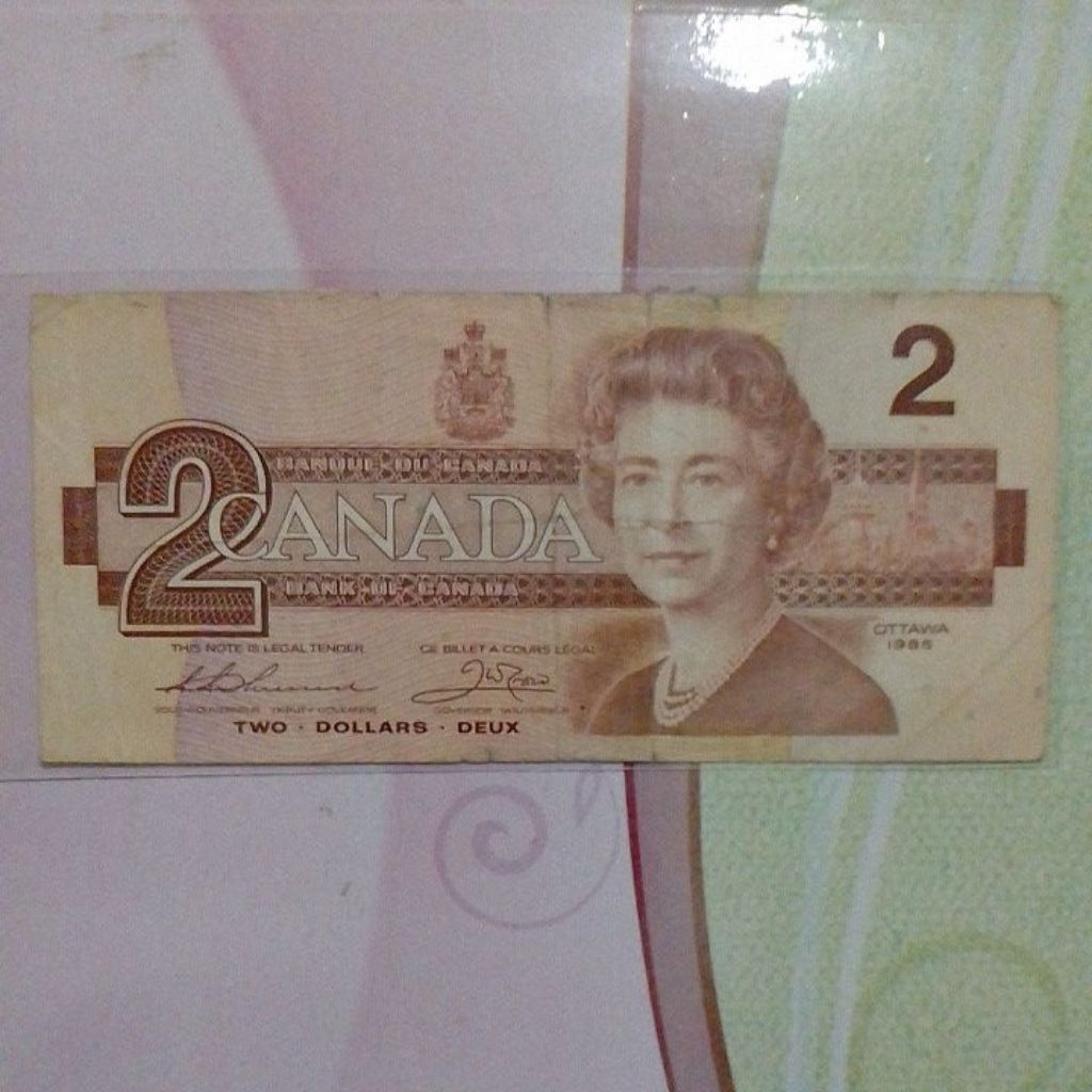 Uang Canada 2 dollar 1986 vf