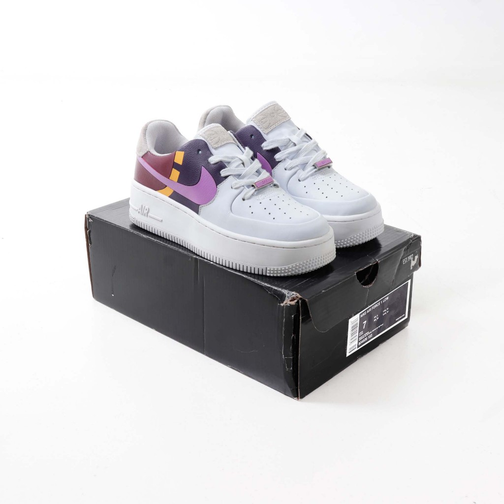 Nike Air Force 1 Sage Low Lx Grey Dark Orchid
