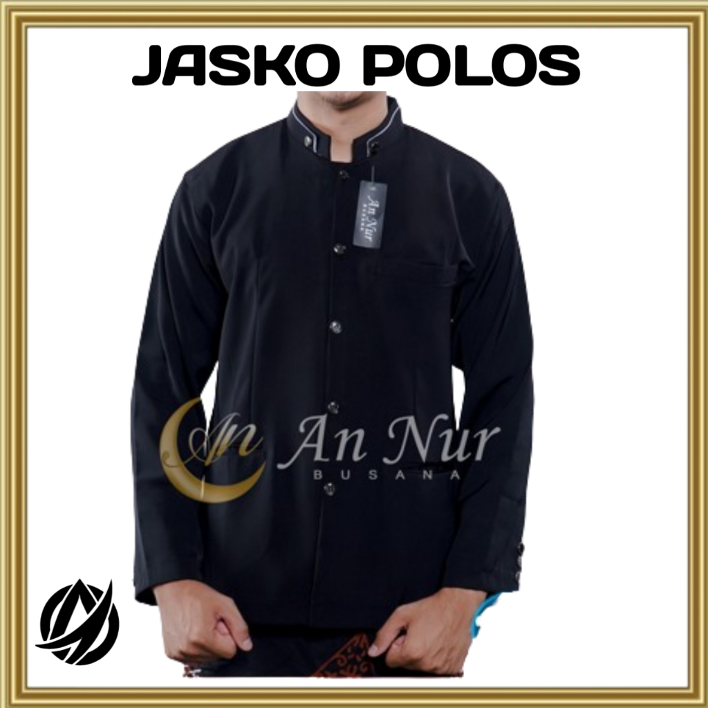 Jas Koko Pria Jasko Polos Lengan Panjang