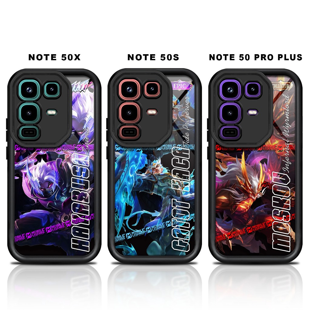 Softcase glossy INFINIX NOTE 50X 50S 50 PRO PLUS Casing Case Hp Silikon Protek kamera HEROML1