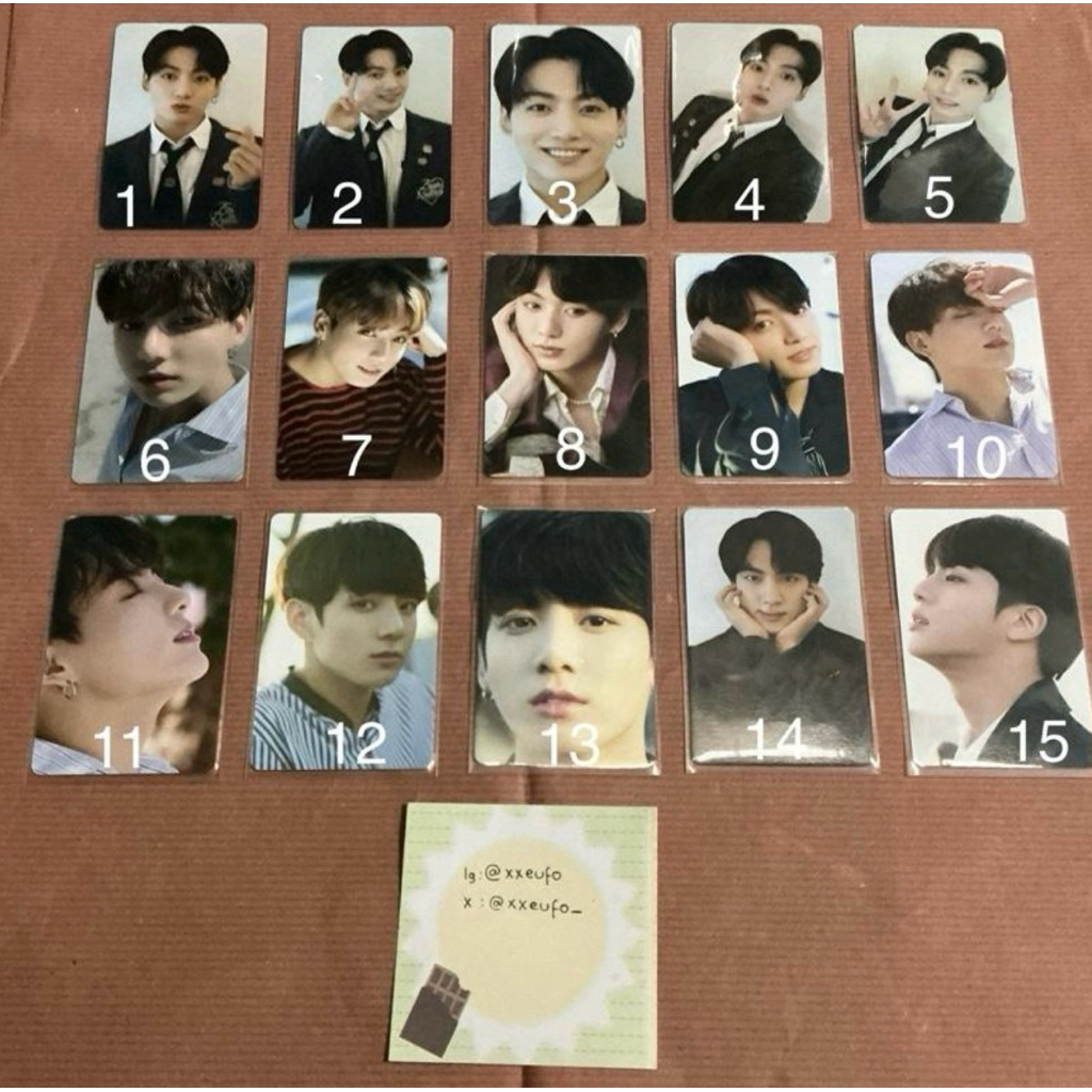 Photocard PC Dicon 101 Jungkook Jin BTS Official