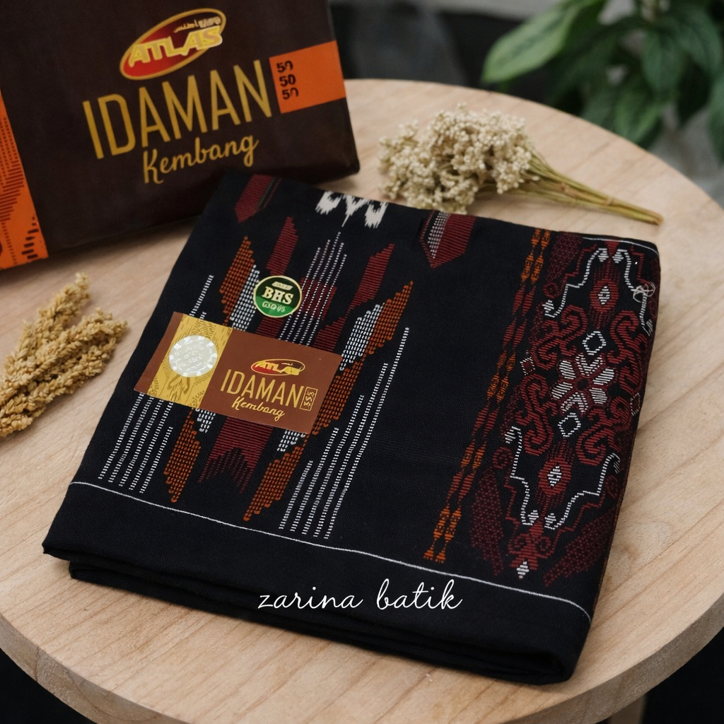 Sarung Atlas Idaman Kembang Harmoni – Sarung Pria Dewasa Asli Atlas