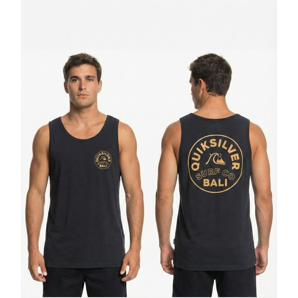 Kaos singlet Pria Quiksilver original