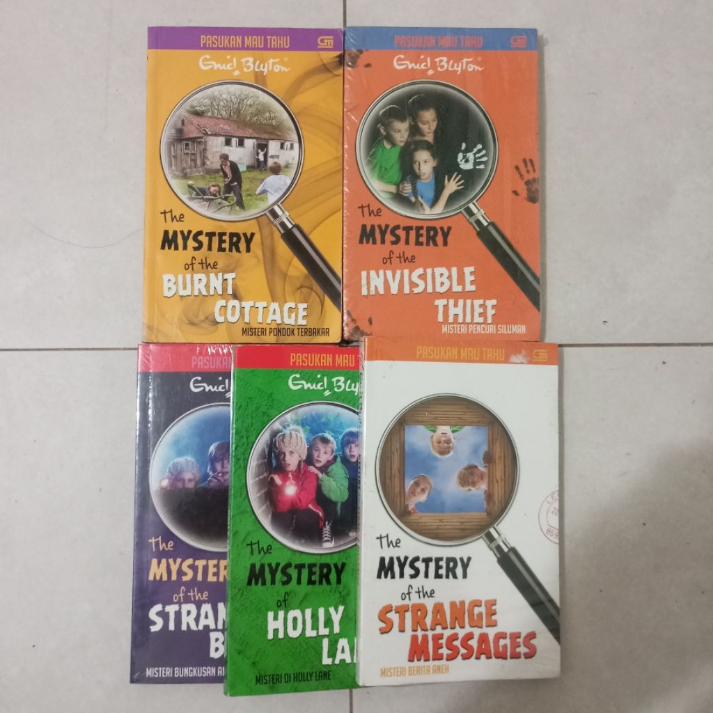 Paket Serial Pasukan Mau Tahu - Kover Baru - Enid Blyton