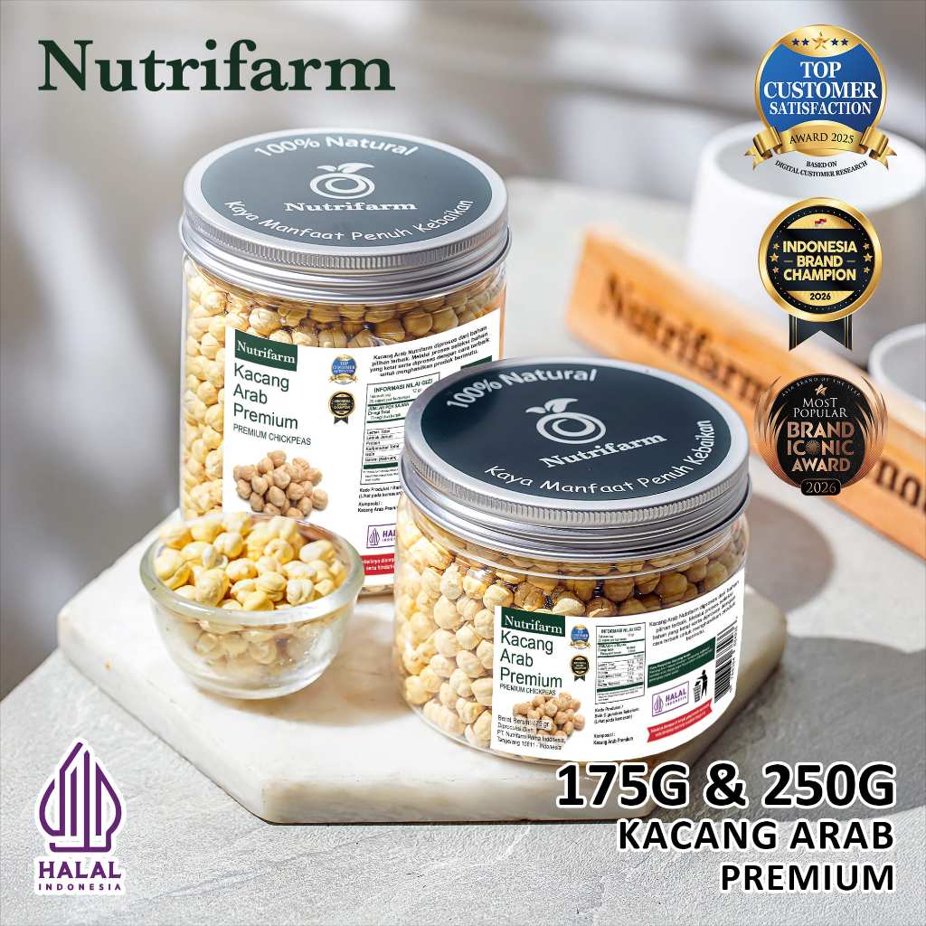 Nutrifarm Kacang Arab 175g 250g