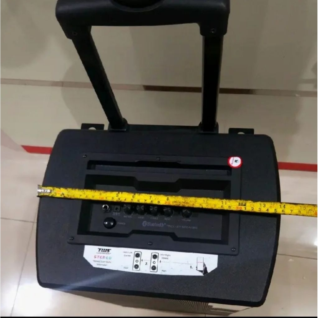 SPEAKER AKTIF BLUETOOTH PORTABLE SHARP CBOX TRB12MBO ORIGINAL CUCI GUDANG Bass Wireless