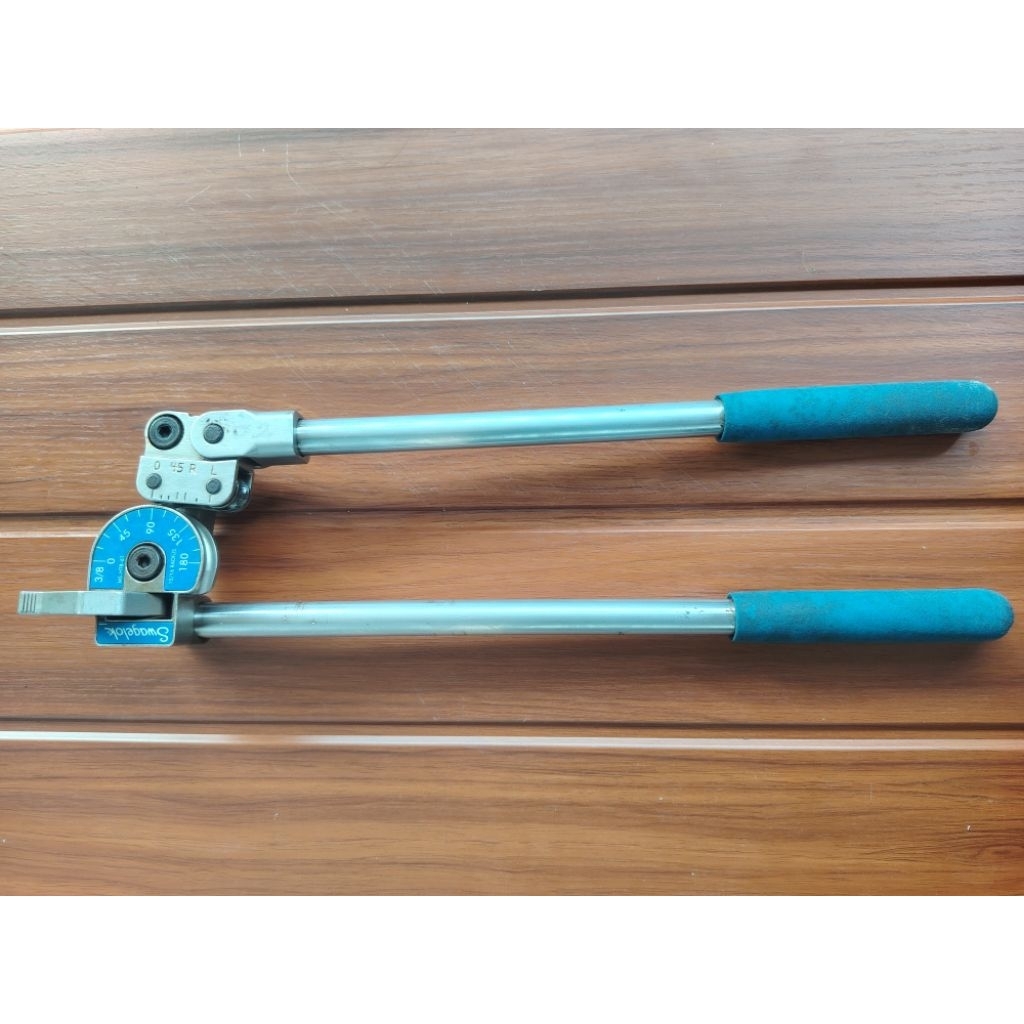 swagelok stainless pipe tube bender/alat penekuk pipa/bending pipa tubing second