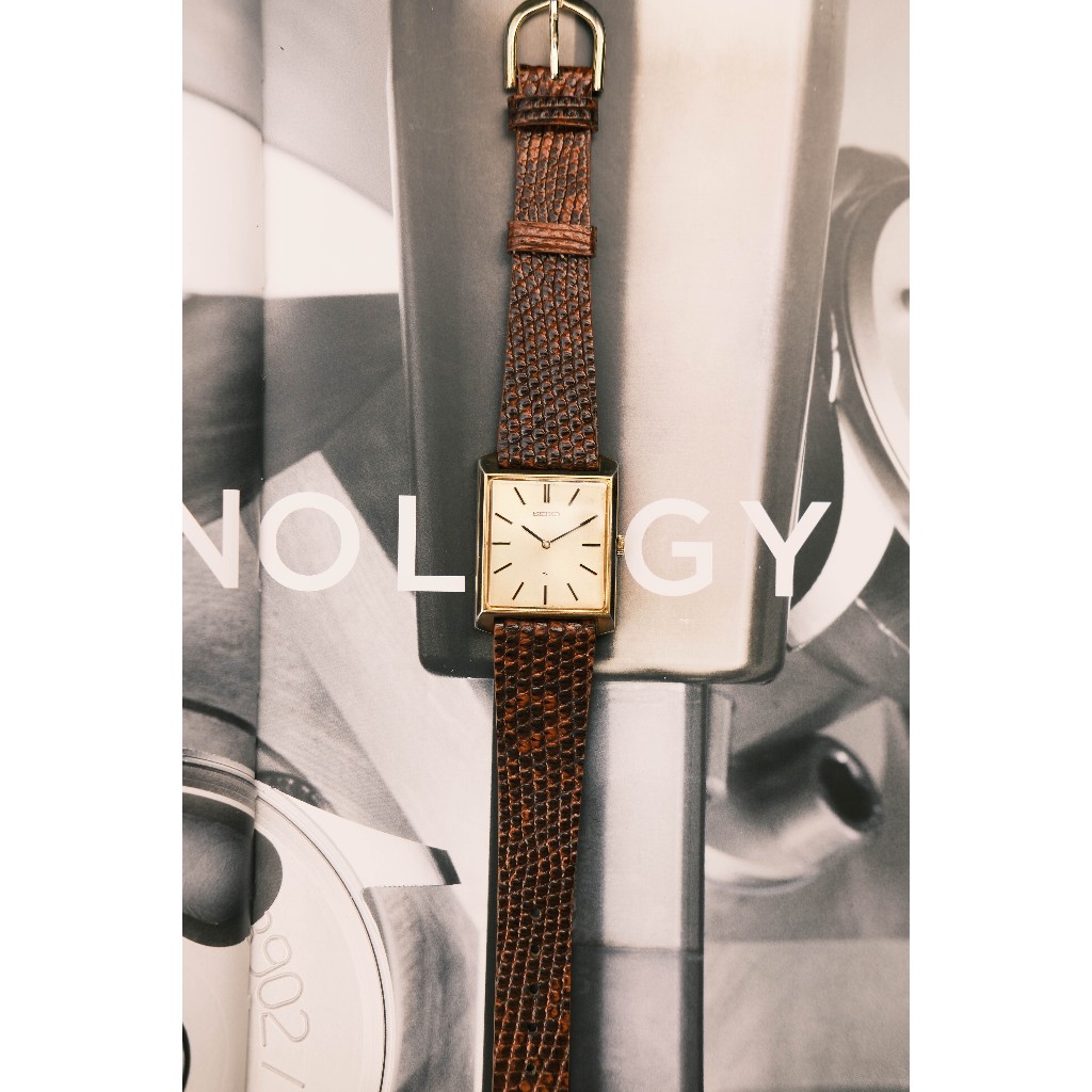 SEIKO Tank Chariot Manual Winding - Vintage Luxury Preloved Men Watch