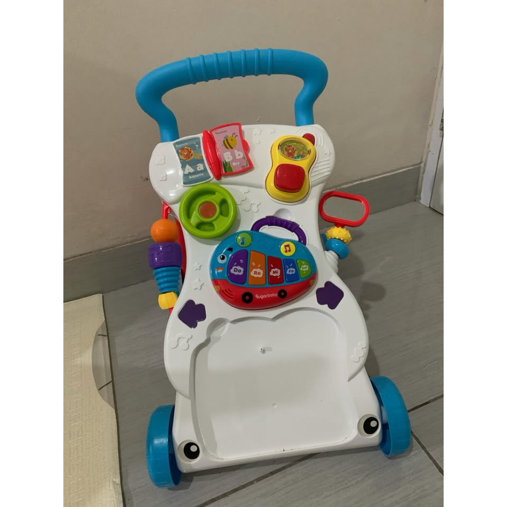 Preloved Baby Walker Sugar Baby Blue with Box