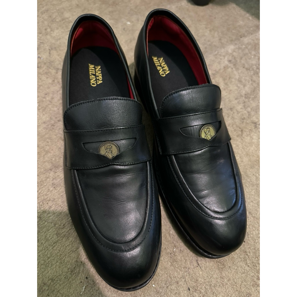 Loafers Nappa Milano Quinn Penny Black Size 45