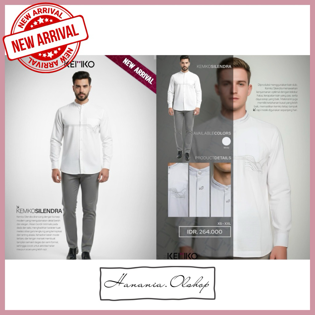 DISKON RABBANI - NEW ARRIVAL Kemko Silendra Mst Rabbani | kemko rabbani | baju koko rabbani