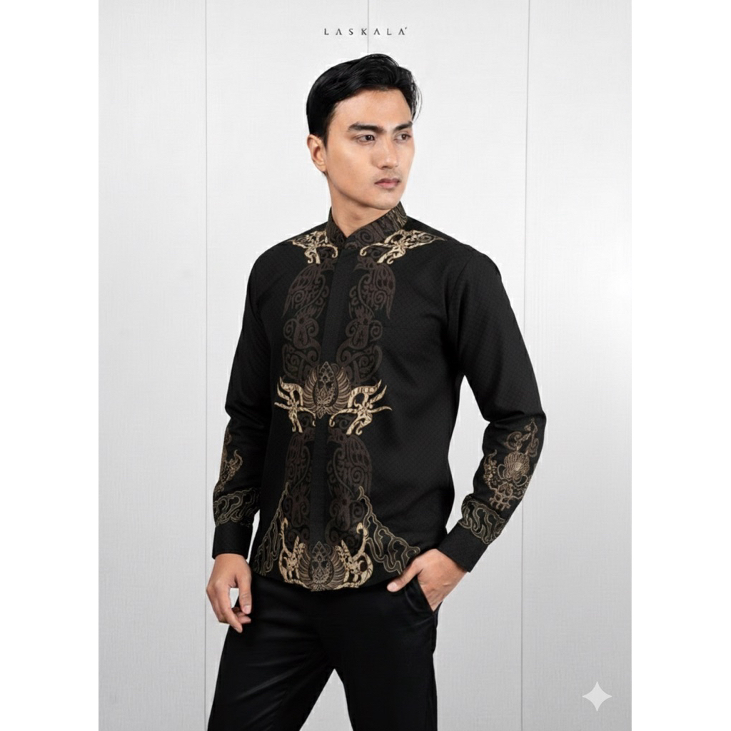 Baju Koko Pria Slimfit Lengan Panjang Mewah Dan Adem