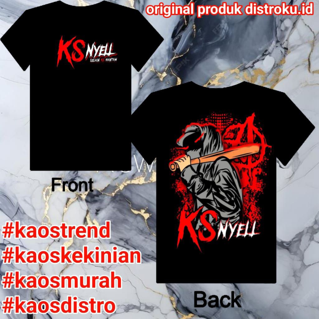 PROMO | Kaos KS NYELL Ikspi Kera Sakti Distro Pria Wanita Kaos Ikspi Murah