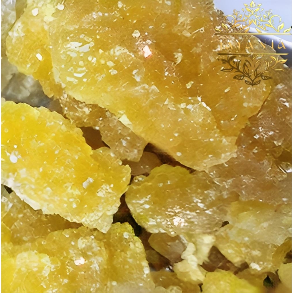 gula batu kuning kristal